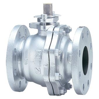 KITZ日本北泽球墨铸铁法兰球阀10STBF 10K