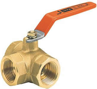 KITZ日本北泽黄铜丝扣三通球阀TN 400