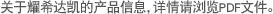 关于耀希达凯的产品信息，详情请浏览PDF文件